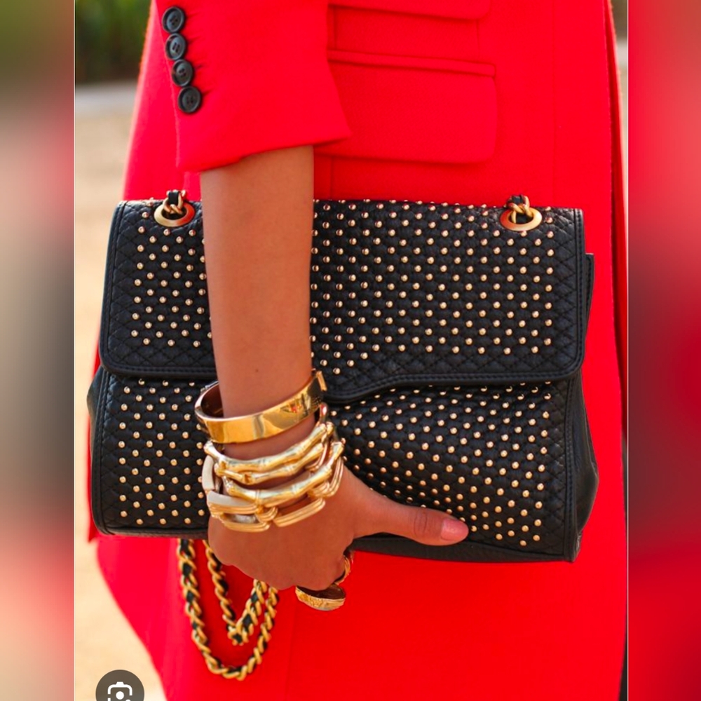 Rebecca Minkoff Studded Shoulder Crossbody Bag